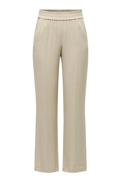 Lucy-Laura Wide Pants - Oxford Tan - ONLY - Grå