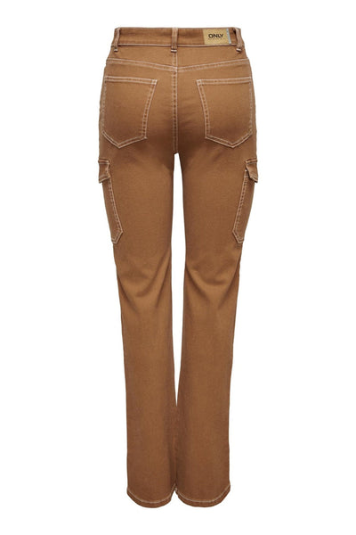 Emily Cargo Bukser - Argan Oil - ONLY - Brun 3