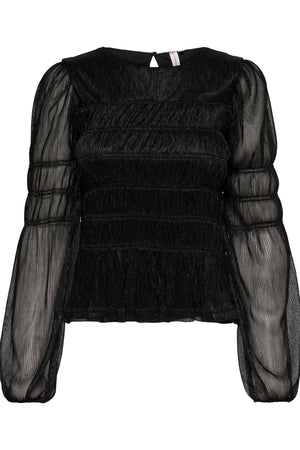 Fallon Wenda Bluse - Sort