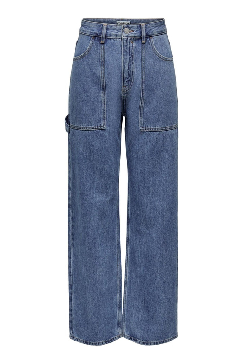 Kirsi Wide Jeans - Medium Blue Denim