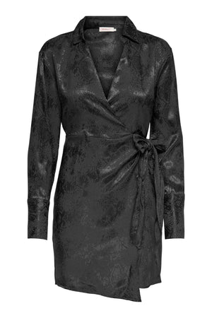 Alice Langærmet Mini Kjole - Sort