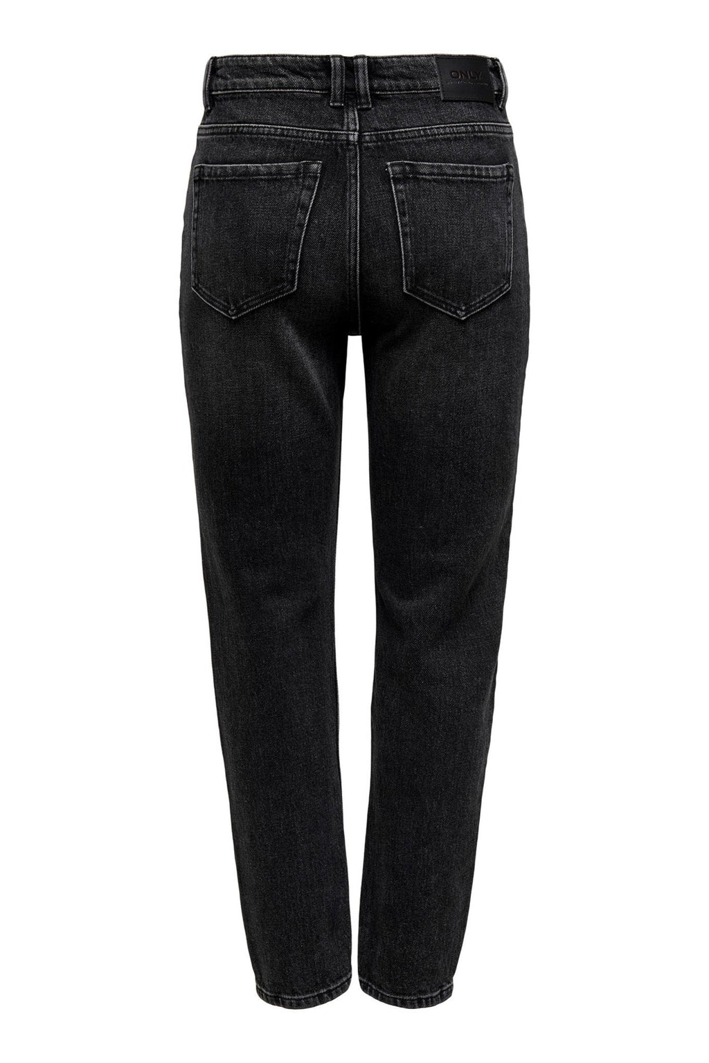 Emily High Waist Jeans - Sort Denim