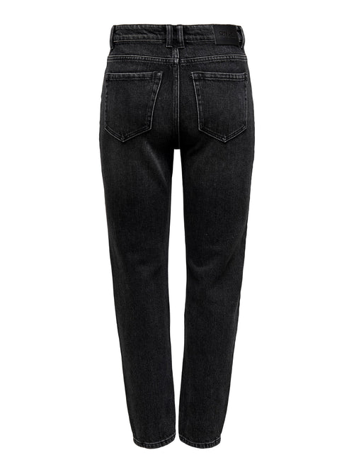 Emily High Waist Jeans - Sort Denim - ONLY - Sort