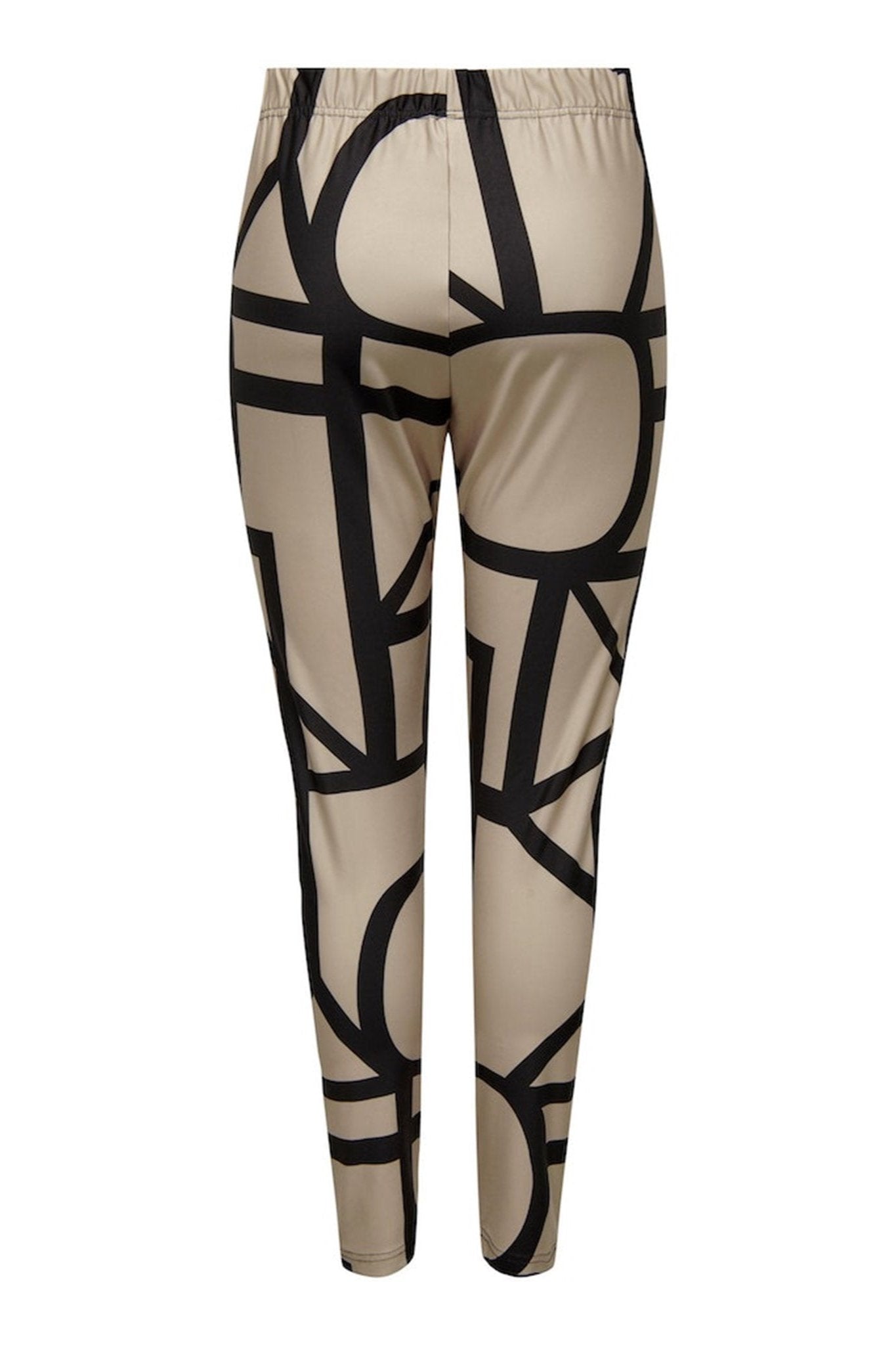 Tina Leggings m. Print - Nomad - ONLY - Sand/Beige 2