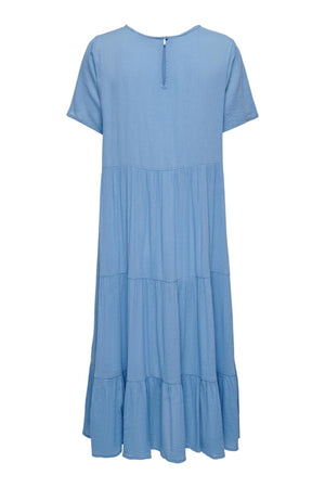 Maya Maxi Kjole - Blå