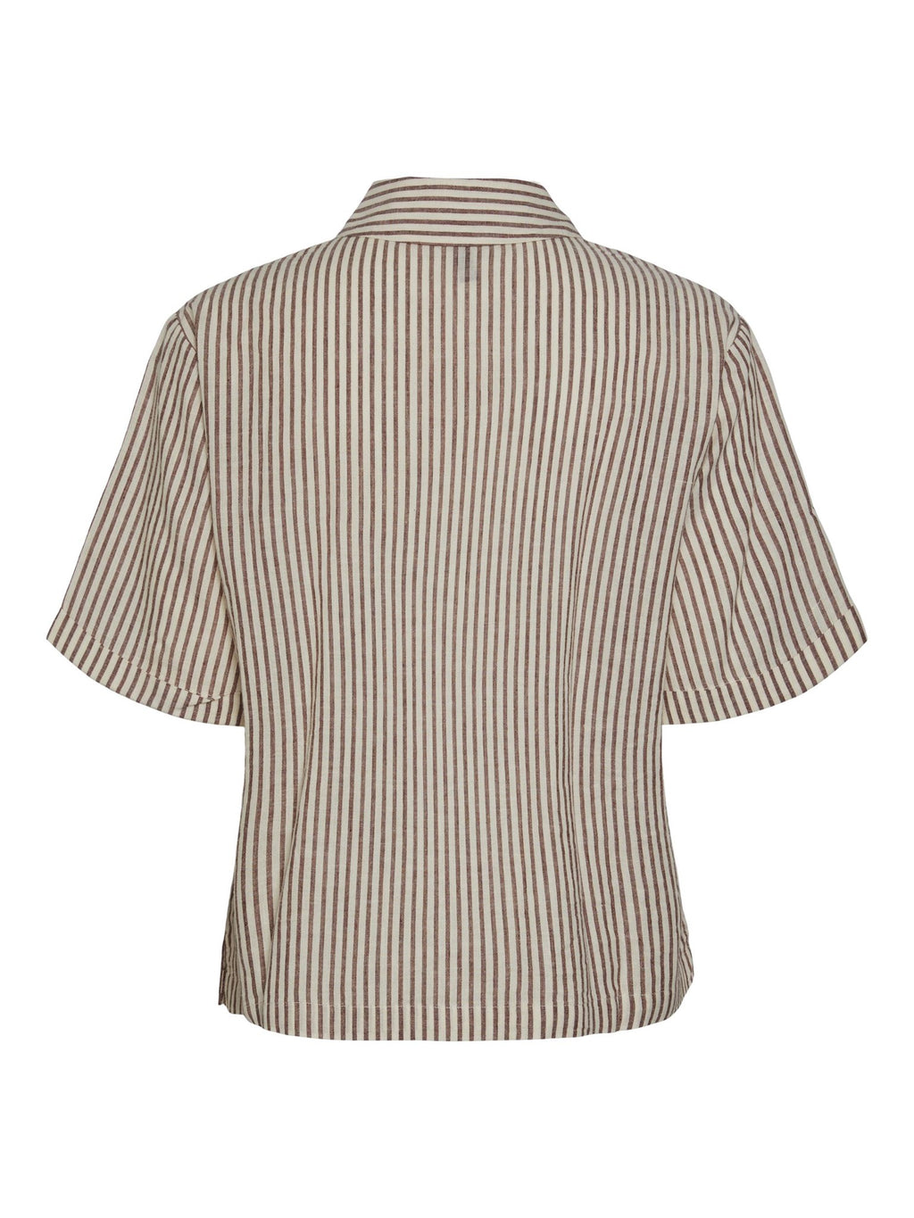 Lorna Short Sleeve Skjorte - Chocolate Fondant