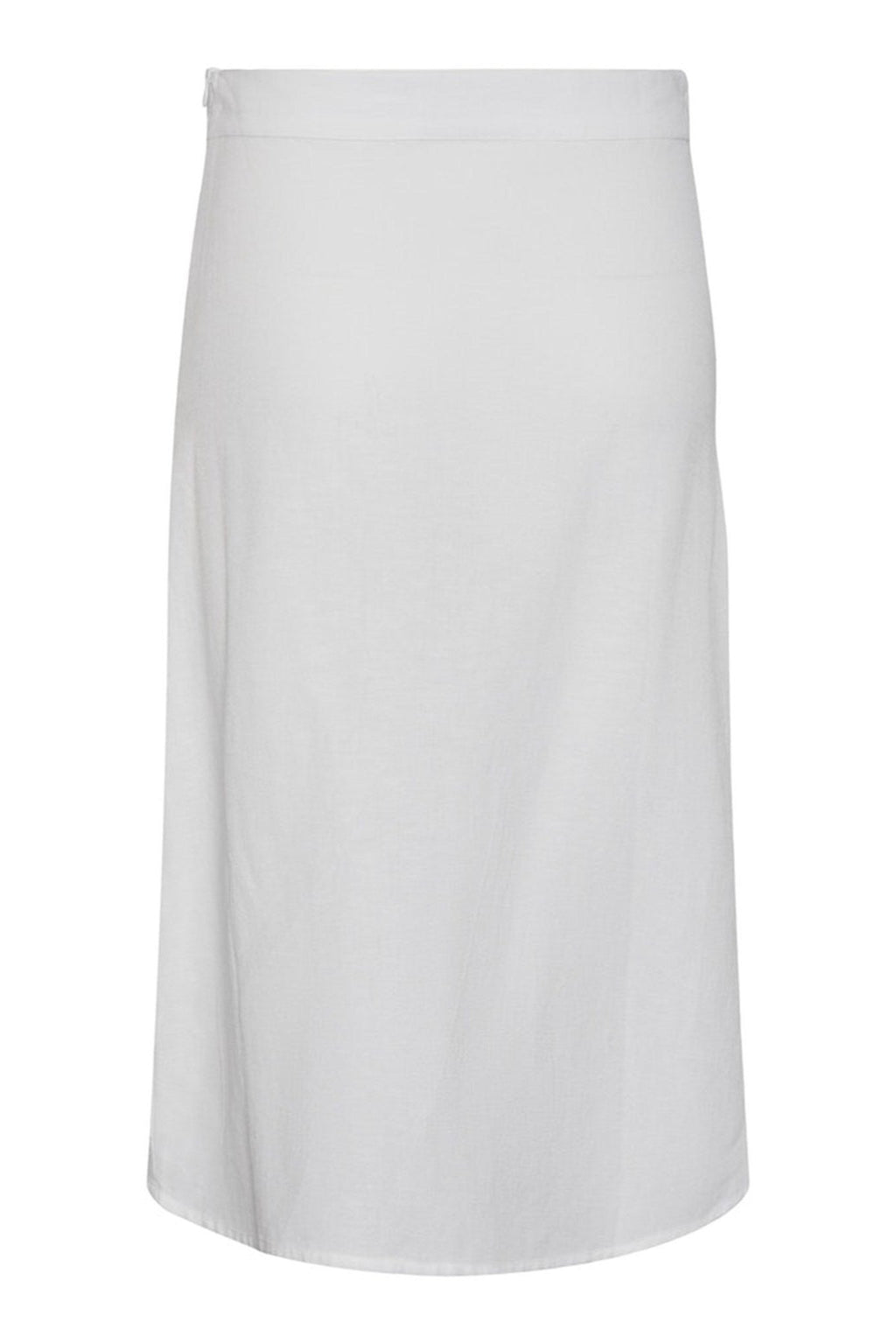 Milano Midi Nederdel - Hvid