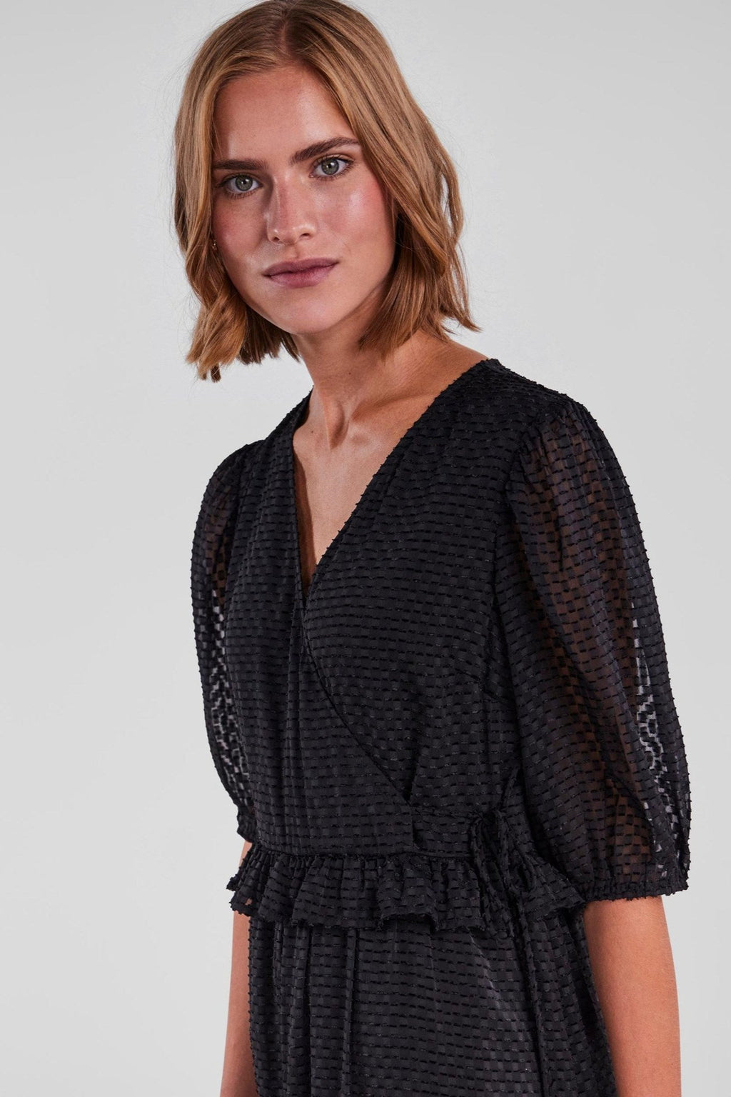 Agana Midi Kjole - Sort