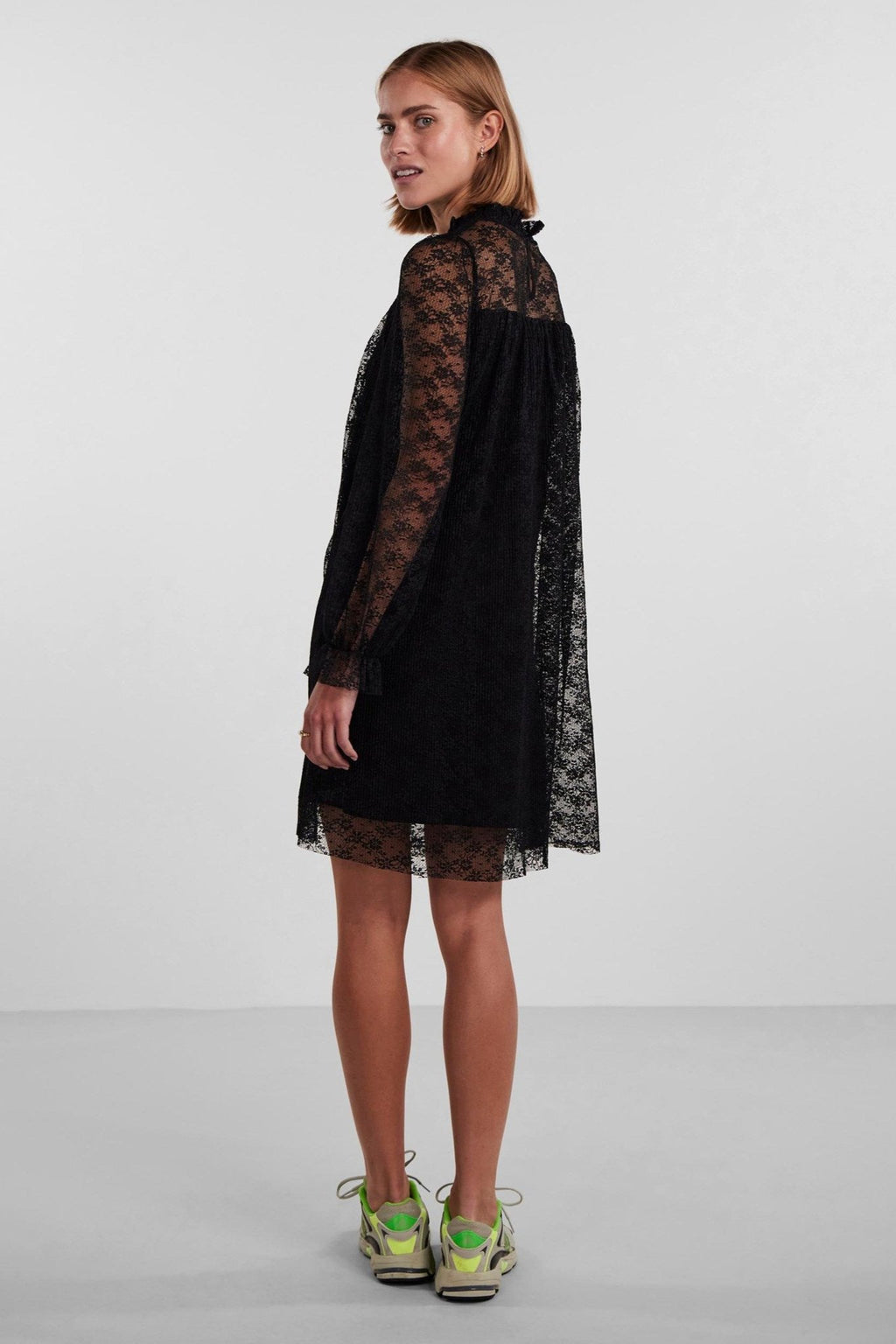 May Lace Maxi Kjole - Sort