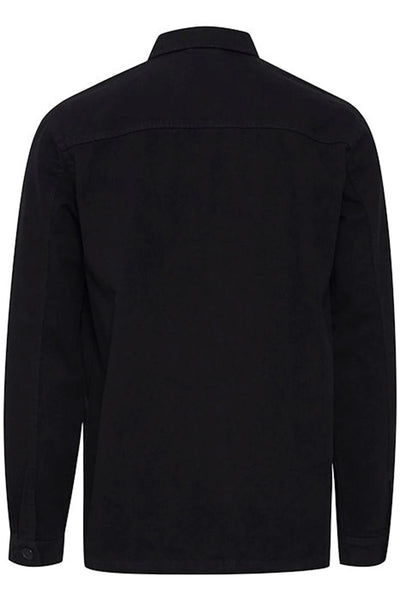 Wand Overshirt - True Black - Solid - Sort 2