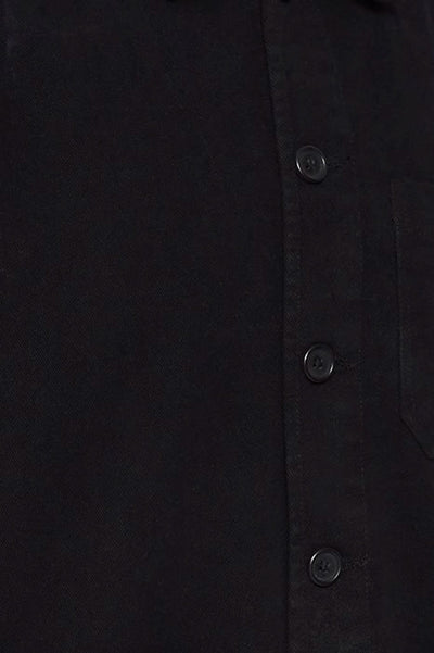 Wand Overshirt - True Black - Solid - Sort 3