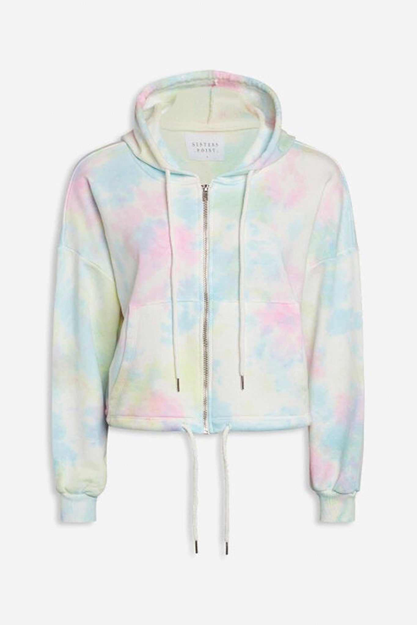 Peza zip hoodie - Pastel mix - Sisters Point