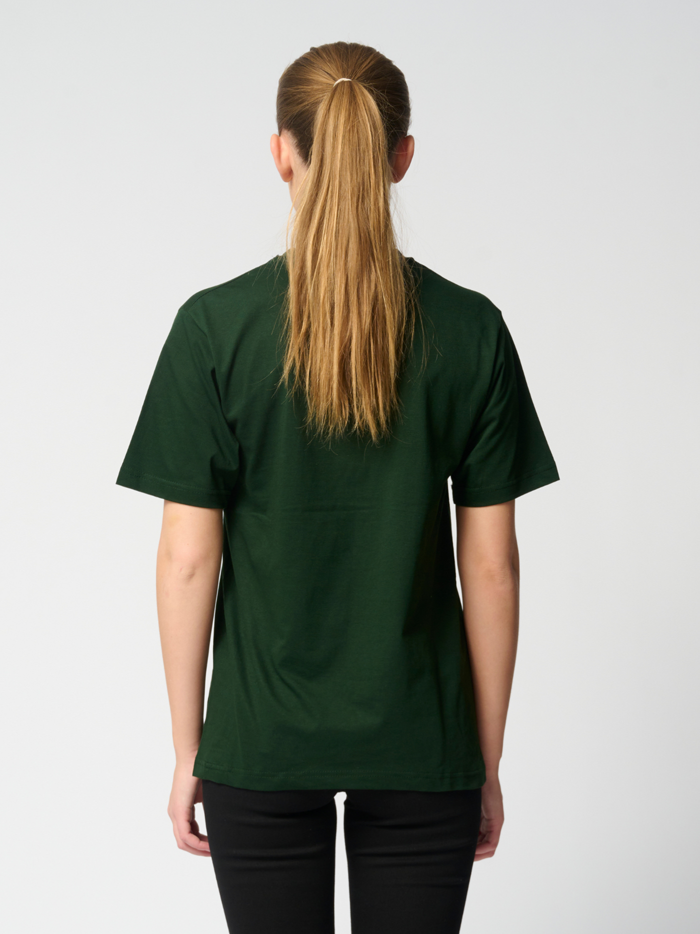 Oversized t-shirt - Bottle Green - TeeShoppen - Grøn 4