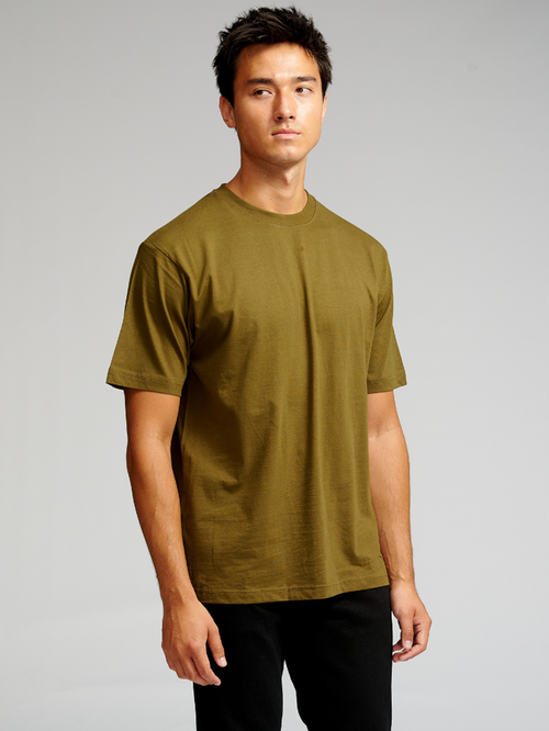 Oversized T-shirt - Army - TeeShoppen - Grøn