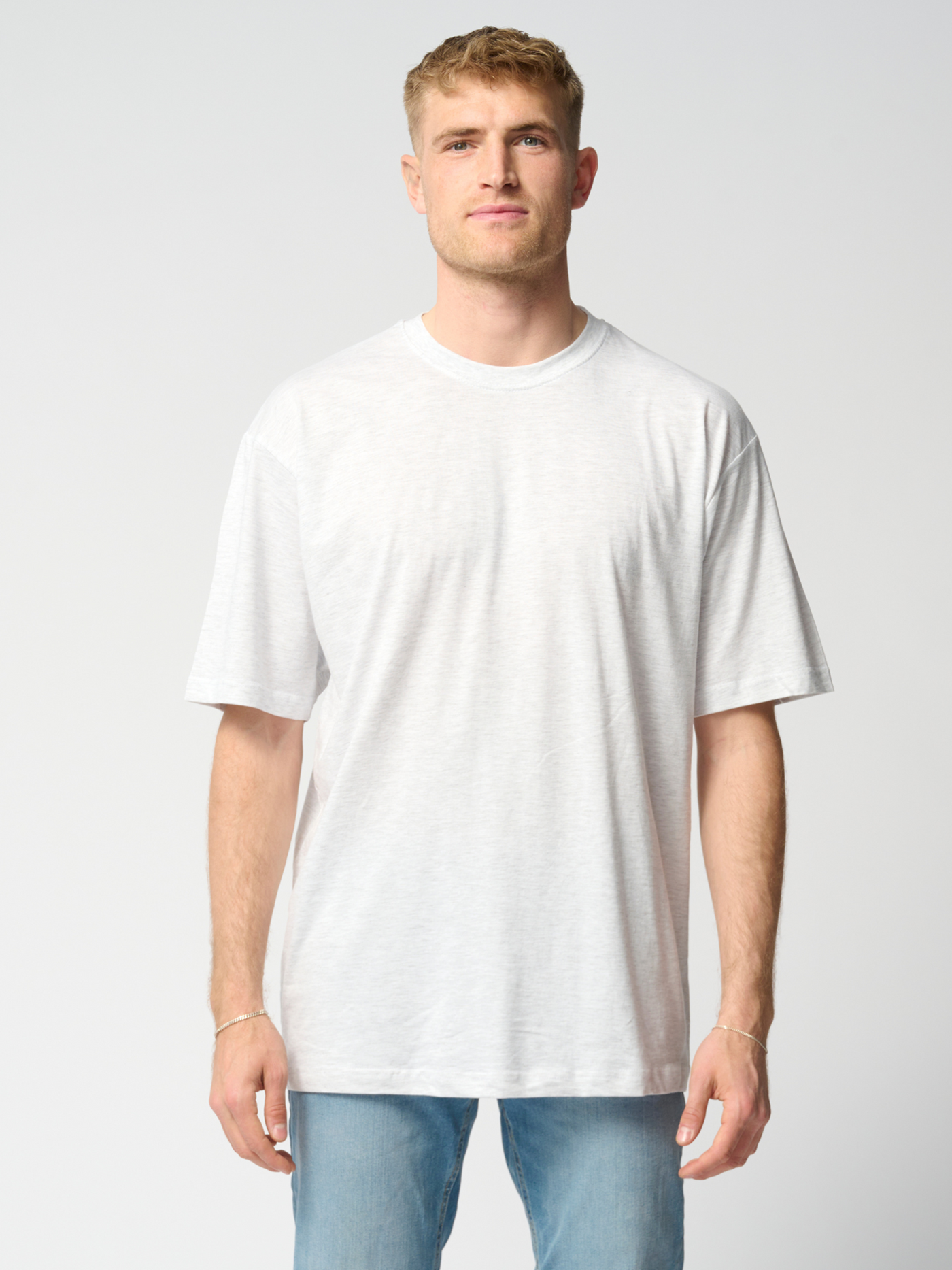 bekvemmelighed Geometri Pris Oversized T-shirt - Lysegrå | TeeShoppen