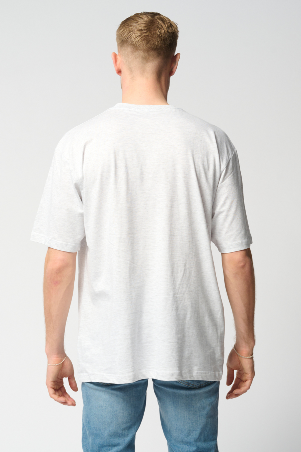 Oversized T-shirt - Lysegrå