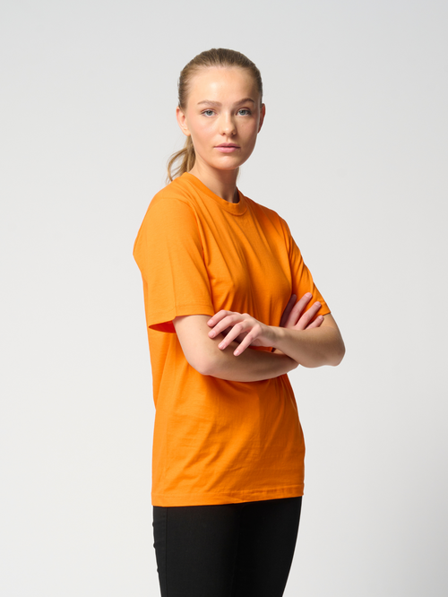 Oversized t-shirt - Orange - TeeShoppen - Orange