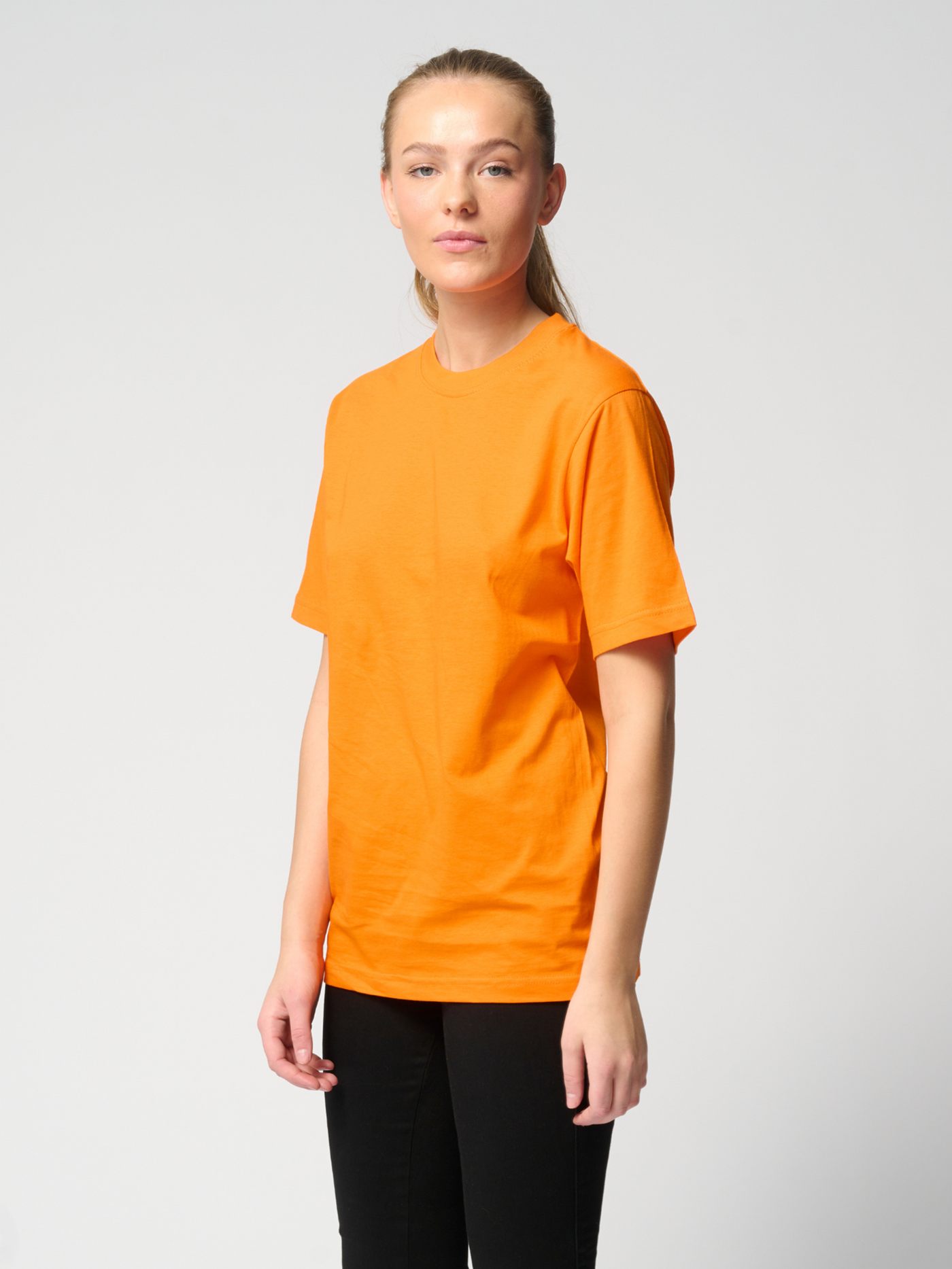 Oversized t-shirt - Orange - TeeShoppen - Orange 3