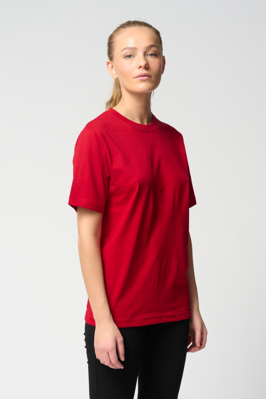 Oversized T-shirt - Rød