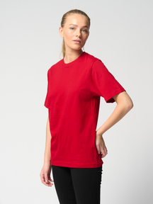 Oversized t-shirt - Rød