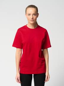 Oversized t-shirt - Rød