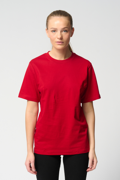Oversized t-shirt - Rød - TeeShoppen - Rød