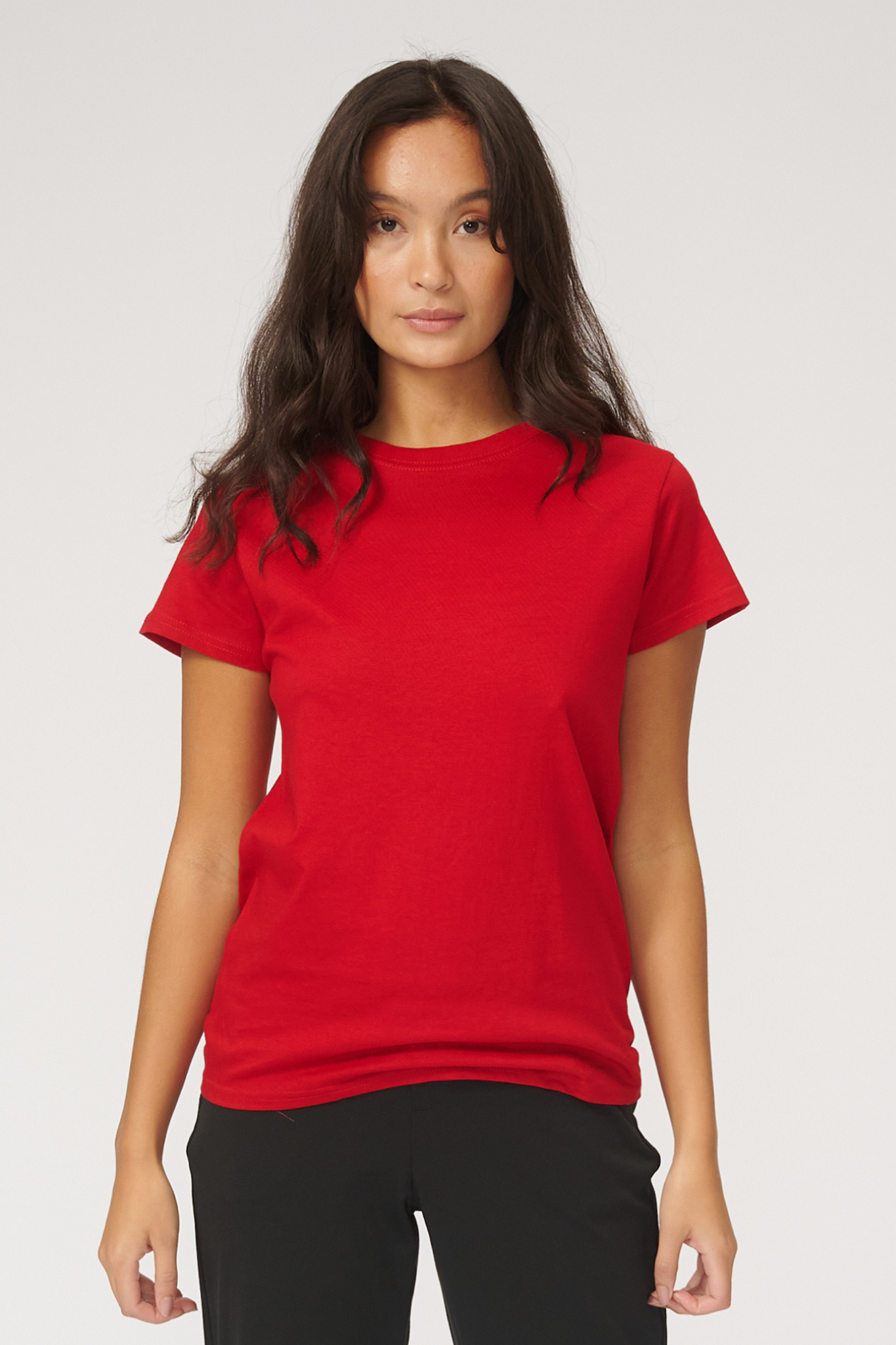 Basic T-shirt - Rød - TeeShoppen - Rød