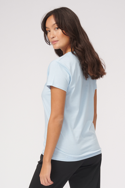 Basic T-shirt - Sky Blue - TeeShoppen - Blå 4