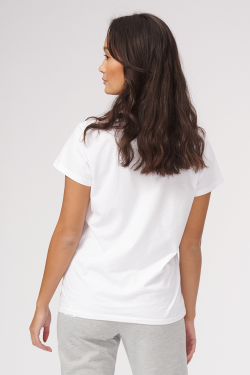 Basic T-shirt - Hvid - TeeShoppen - Hvid