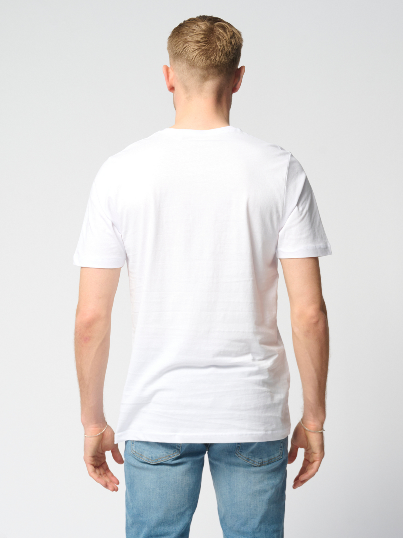 Basic T-shirt - Hvid |