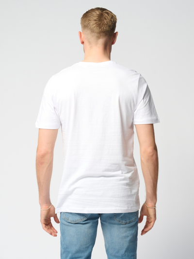 Basic T-shirt - Hvid - TeeShoppen - Hvid 2