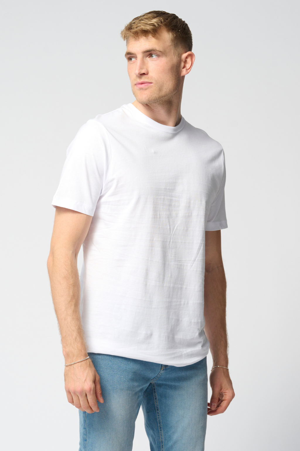 Basic T-shirt - Hvid