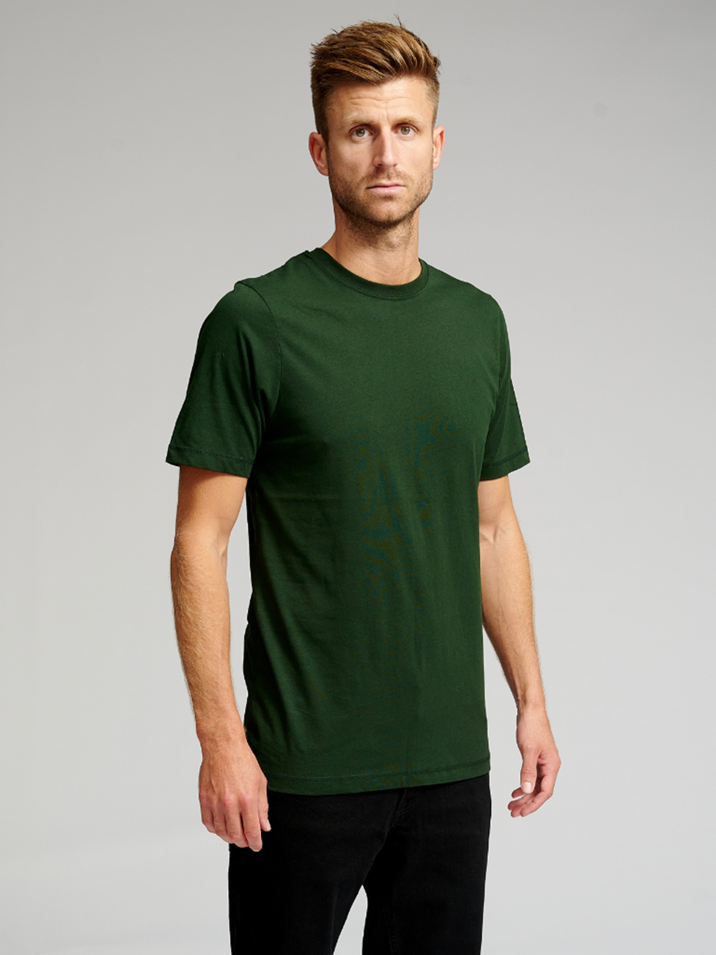 Basic T-shirt - Mørkegrøn - TeeShoppen - Grøn 2