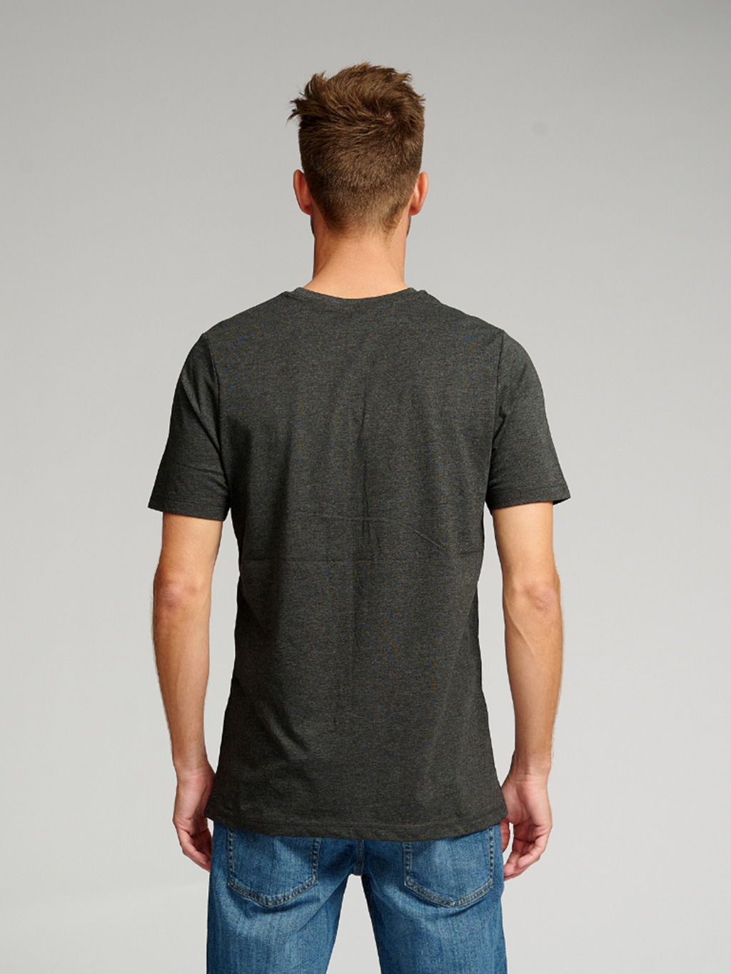 Basic T-shirt - Mørkegrå