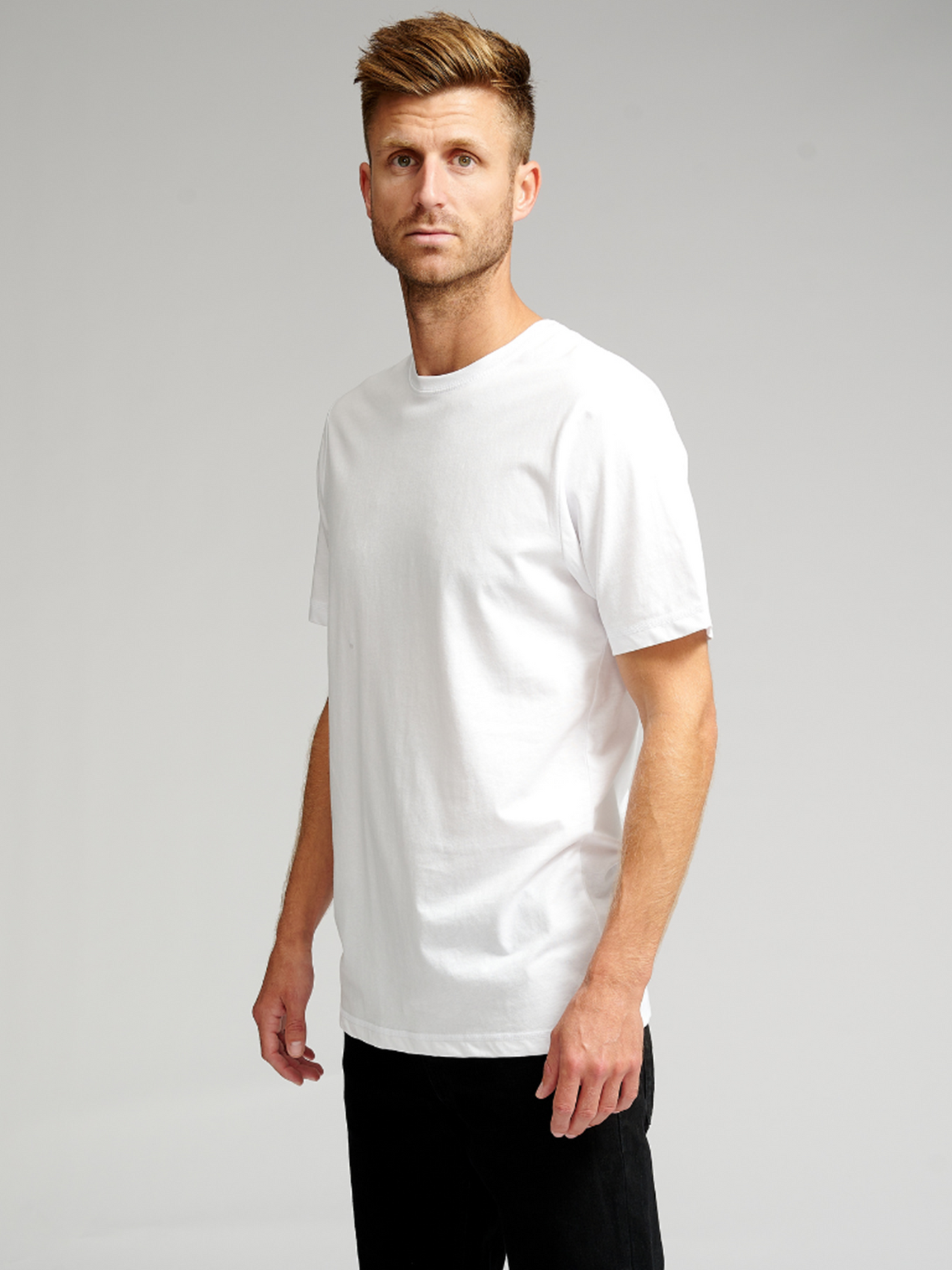 Basic T-shirt Hvid |
