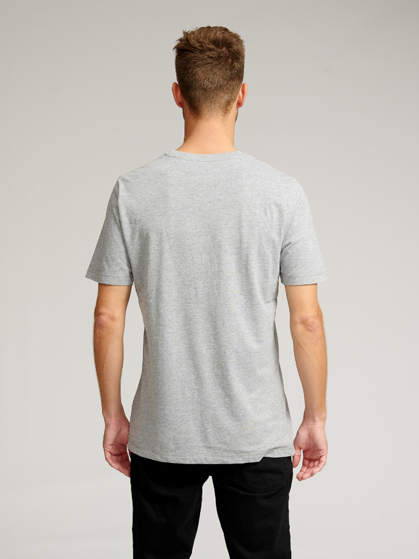 Basic T-shirt - Grå - TeeShoppen - Grå 4