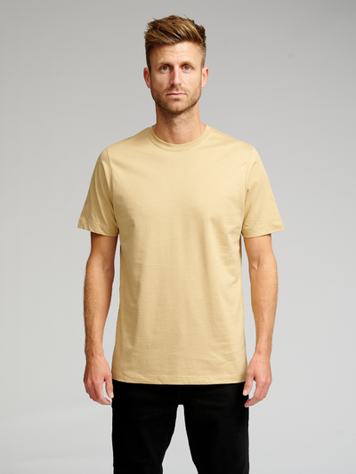 Basic T-shirt - Sand - TeeShoppen - Sand/Beige
