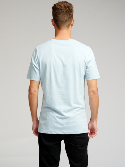 Basic T-shirt - Lyseblå - TeeShoppen - Blå 4