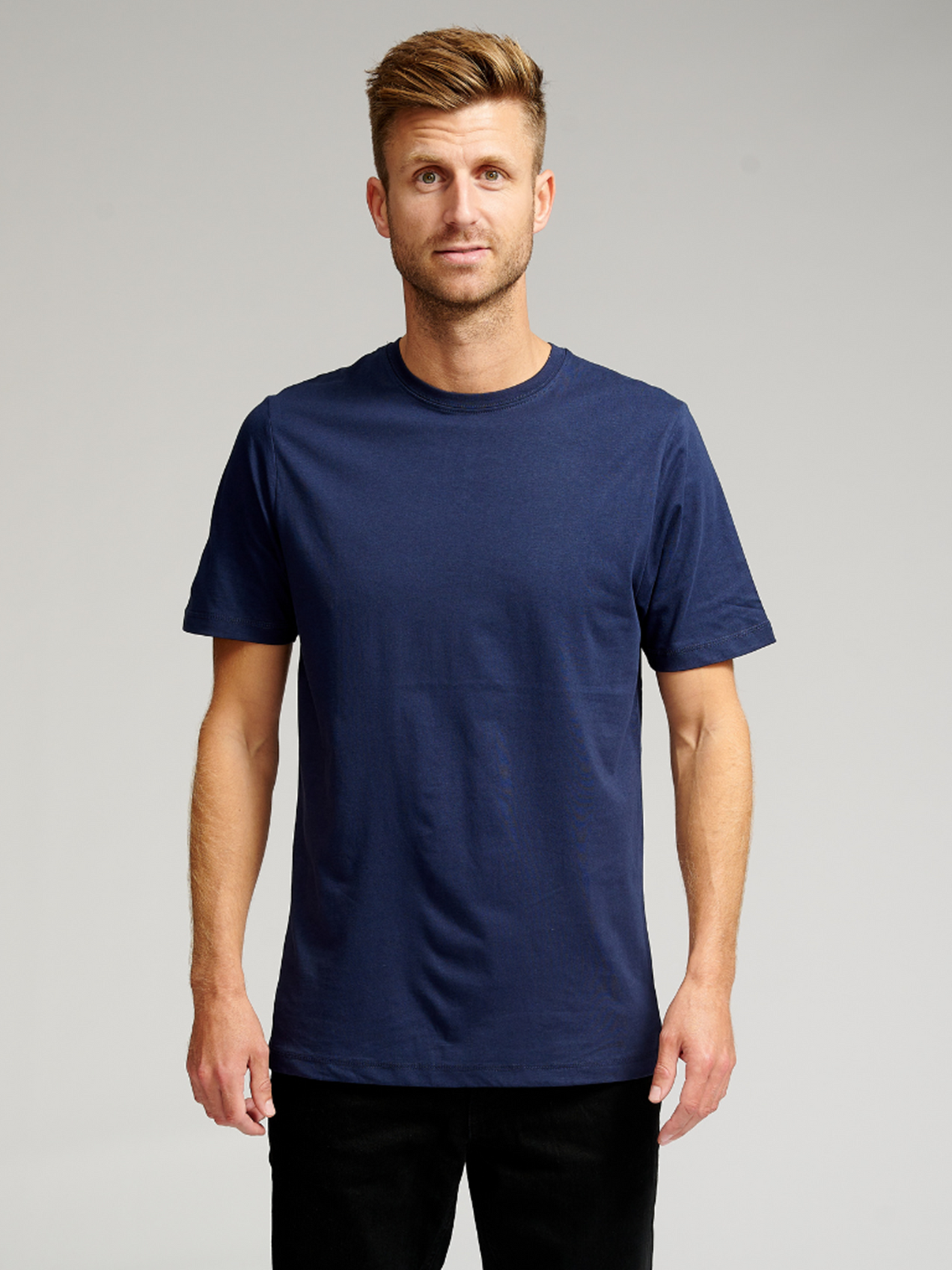 Basic T-shirt - Navy - TeeShoppen - Blå