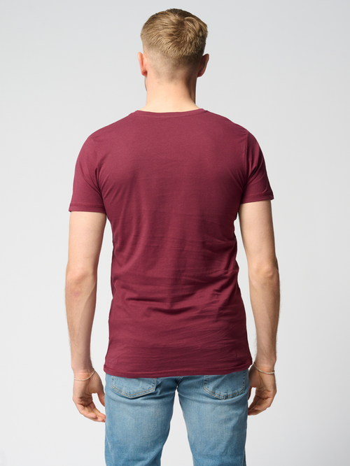 Muscle T-shirt - Bordeaux - TeeShoppen - Rød