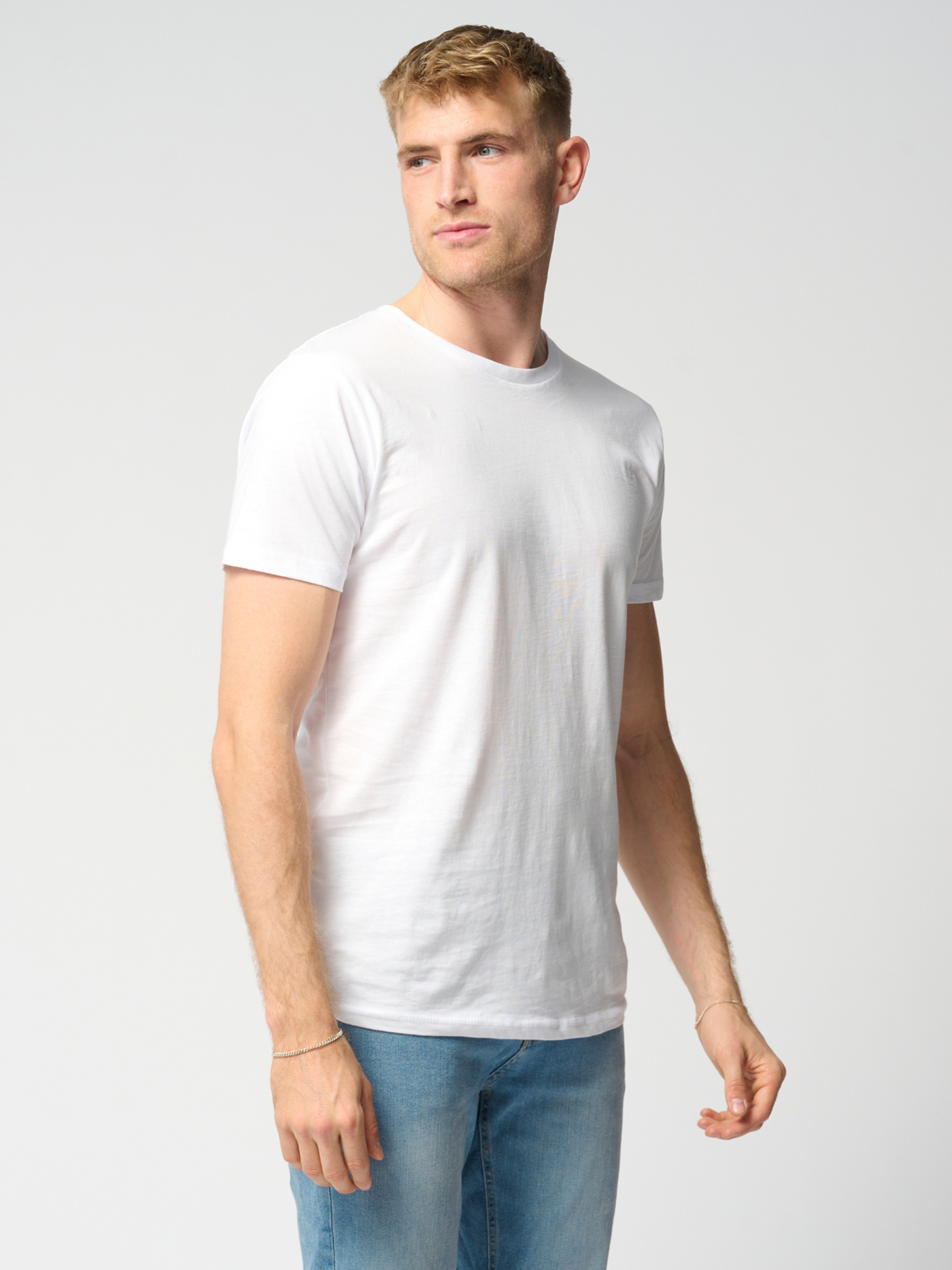 Muscle T-shirt - Hvid - TeeShoppen - Hvid 3