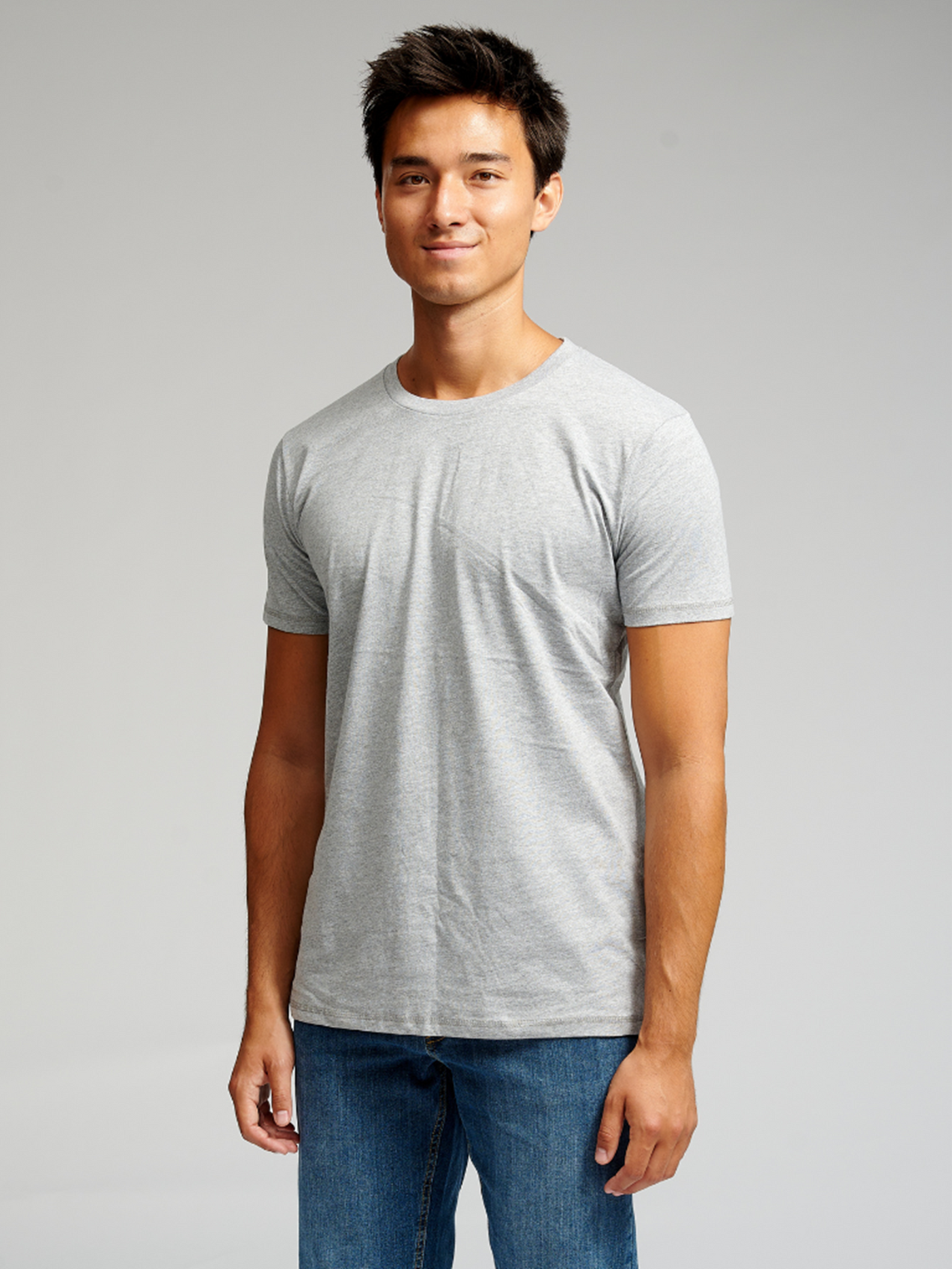 Muscle T-shirt - Lysegrå - TeeShoppen - Grå 5