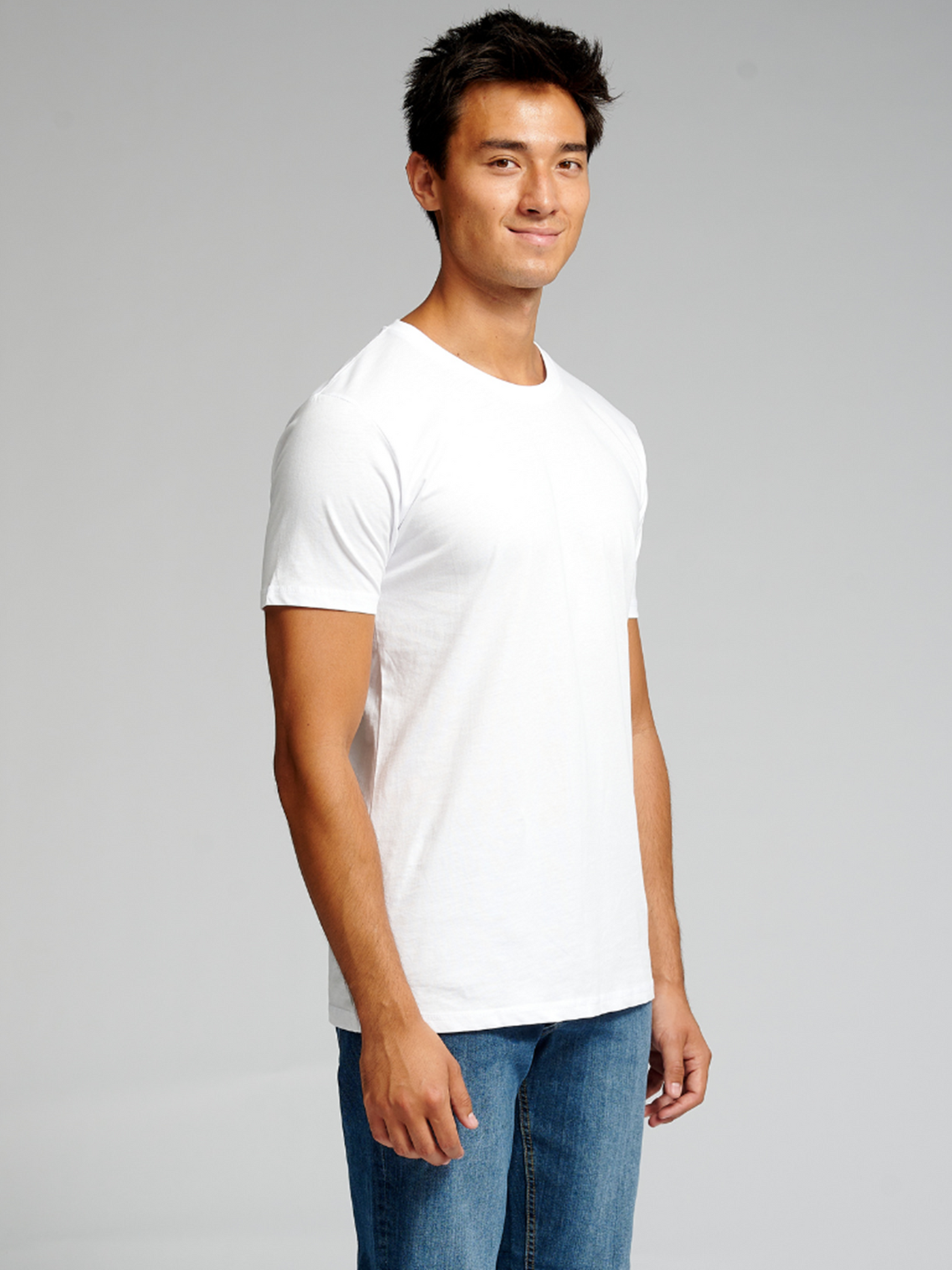 Muscle T-shirt - Hvid - TeeShoppen - Hvid 4
