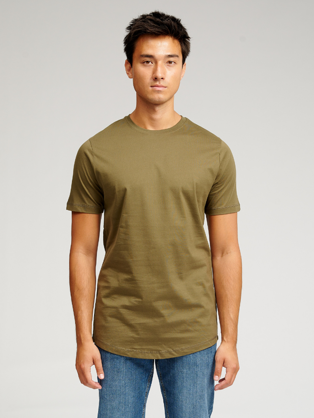 Long T-shirt - Armygrøn