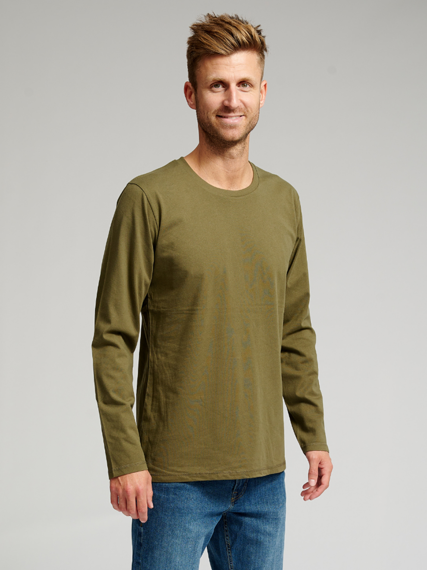 Basic T-shirt - Armygrøn TeeShoppen