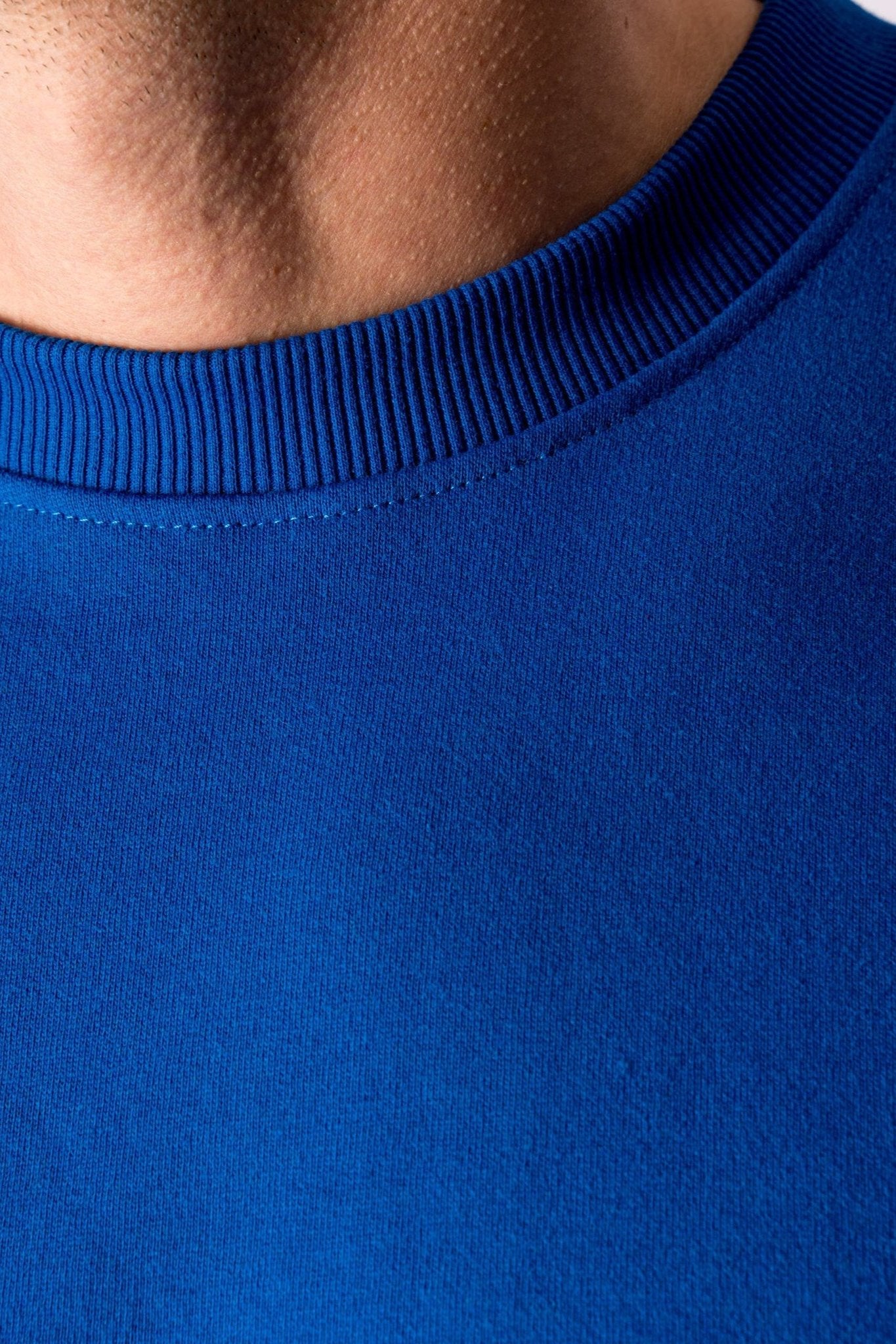 Basic Crewneck - Swedish Blå - TeeShoppen - Blå 5