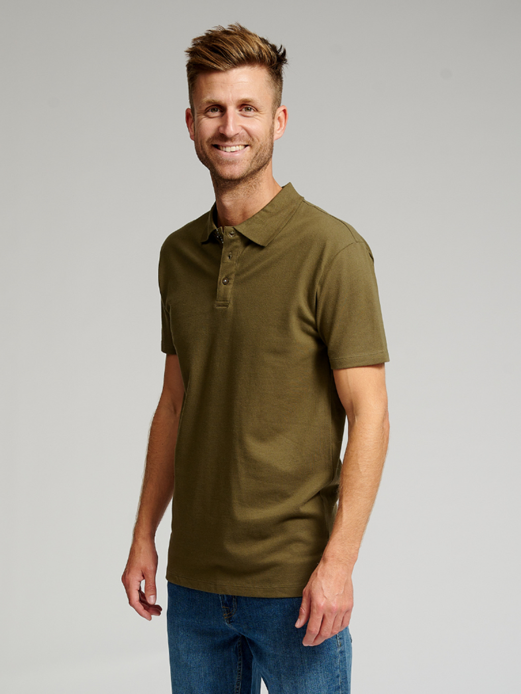 Muscle Polo Shirt - Armygrøn