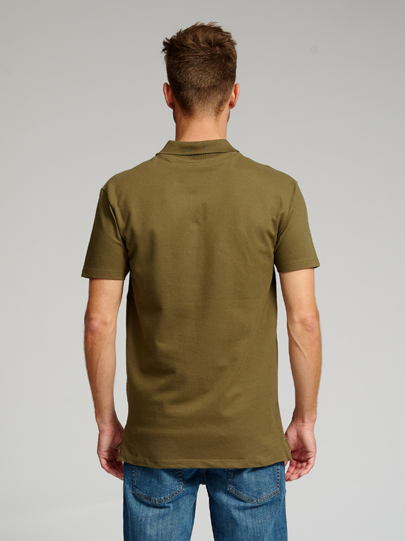 Muscle Polo Shirt - Armygrøn - TeeShoppen - Grøn 4