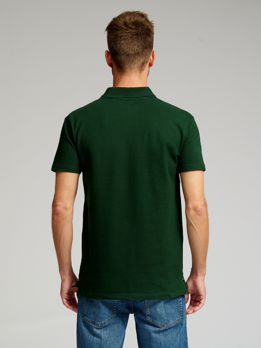 Muscle Polo Shirt - Mørkegrøn