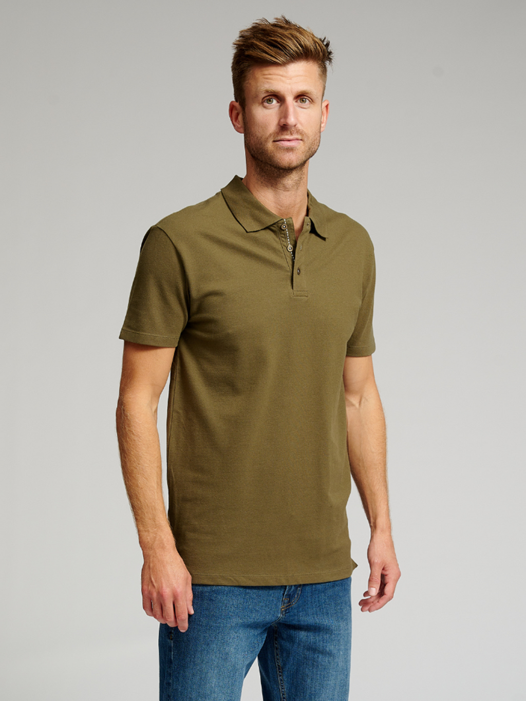 Muscle Polo Shirt - Armygrøn